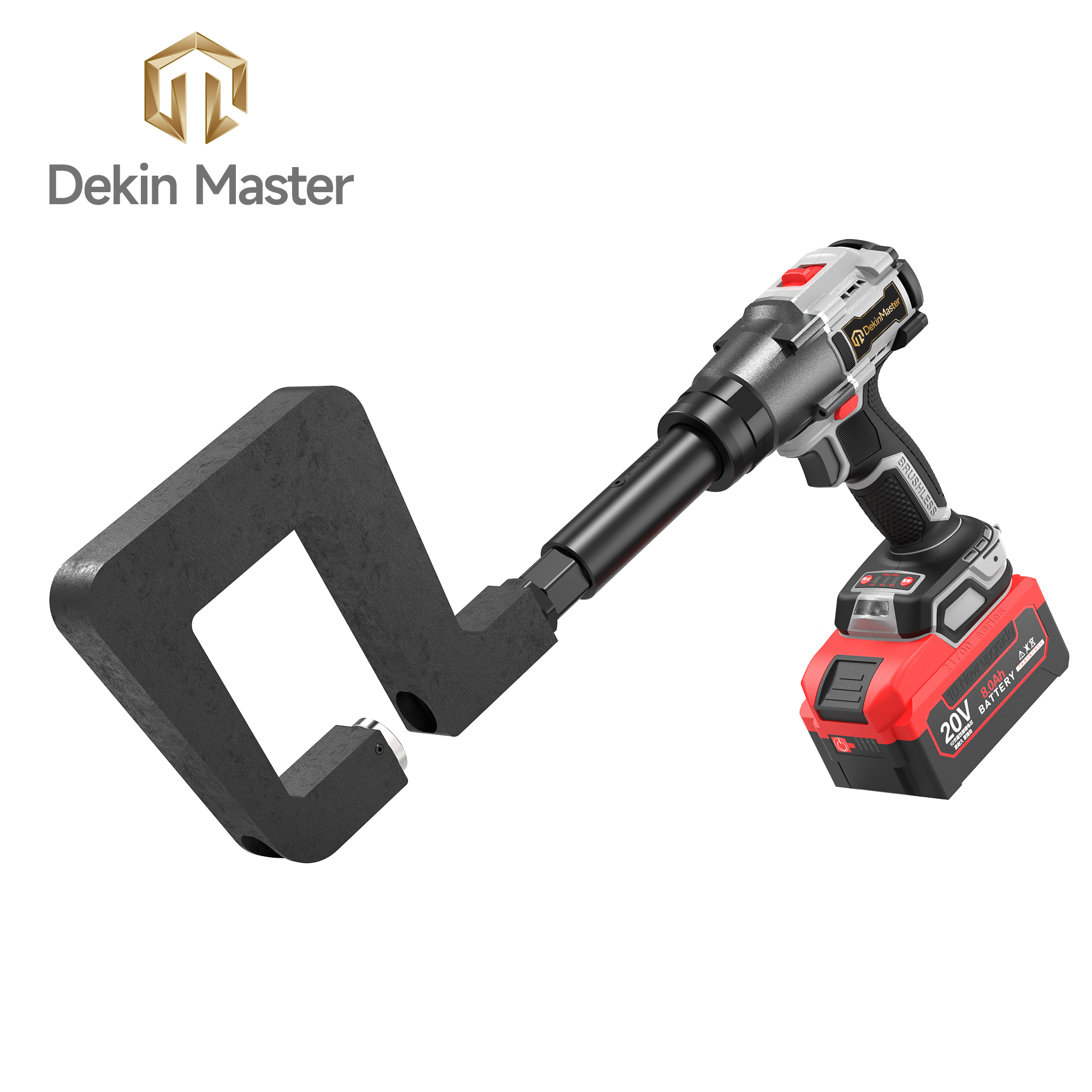 [Throat Depth 110mm] 5320 Cordless Puncher for Side & Bottom Hole Punching of C‑Sections / Purlins,DEJIN MASTER,[Throat Depth 110mm] 5320 Cordless Puncher for Side & Bottom Hole Punching of C‑Sections / Purlins