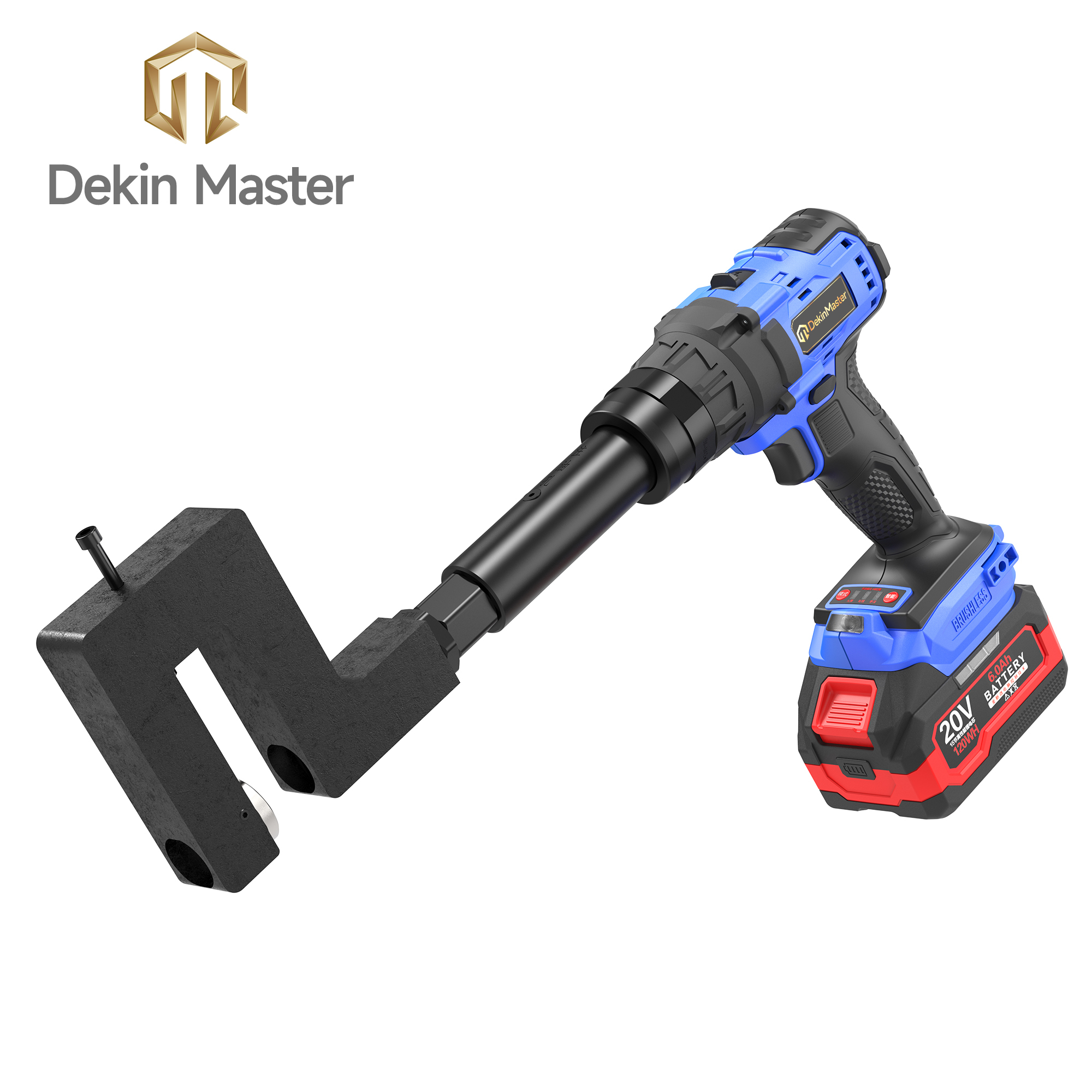 [Throat Depth 70mm] 5220 Cordless Puncher for Punching Various Plates Such as Iron, Copper, Steel and Aluminum,DEJIN MASTER,[Throat Depth 70mm] 5220 Cordless Puncher for Punching Various Plates Such as Iron, Copper, Steel and Aluminum