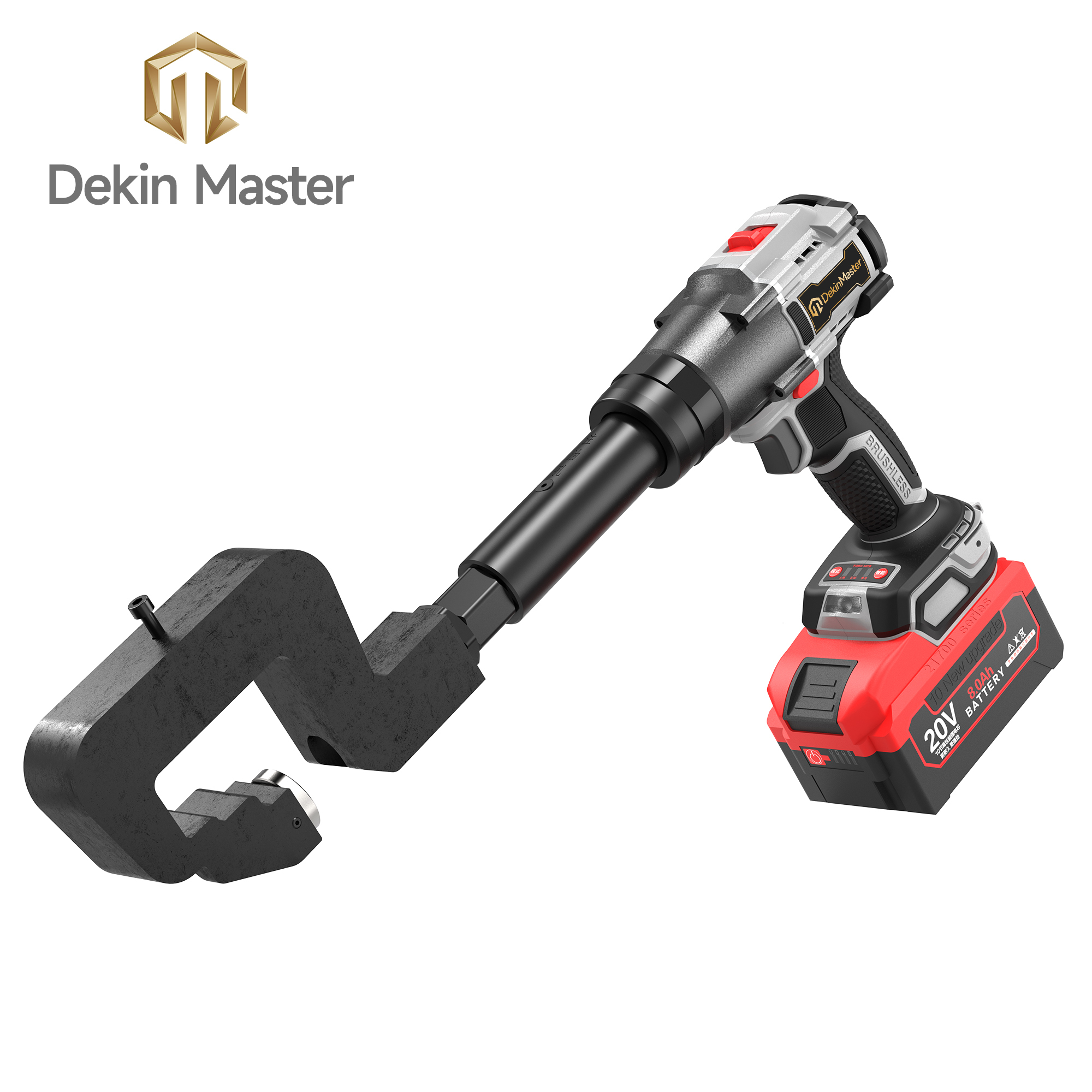 [Throat Depth 50.5mm] 5320 Cordless Puncher for Side & Bottom Hole Punching of C-Sections / Purlins,DEJIN MASTER,[Throat Depth 50.5mm] 5320 Cordless Puncher for Side & Bottom Hole Punching of C-Sections / Purlins
