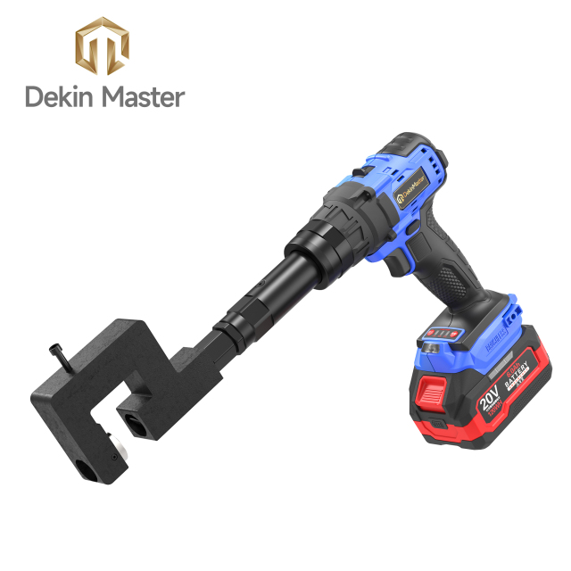 [Throat Depth 40mm] 5220 Cordless Puncher for Hole Punching of Angle Iron & Metal Water Tanks,DEJIN MASTER,[Throat Depth 40mm] 5220 Cordless Puncher for Hole Punching of Angle Iron & Metal Water Tanks