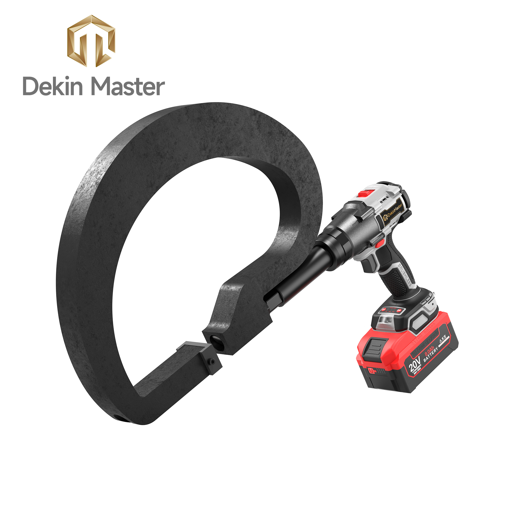 [Throat Depth 210mm] 5320 Cordless Puncher for Hole Punching of Highway Guardrails,DEJIN MASTER,[Throat Depth 210mm] 5320 Cordless Puncher for Hole Punching of Highway Guardrails