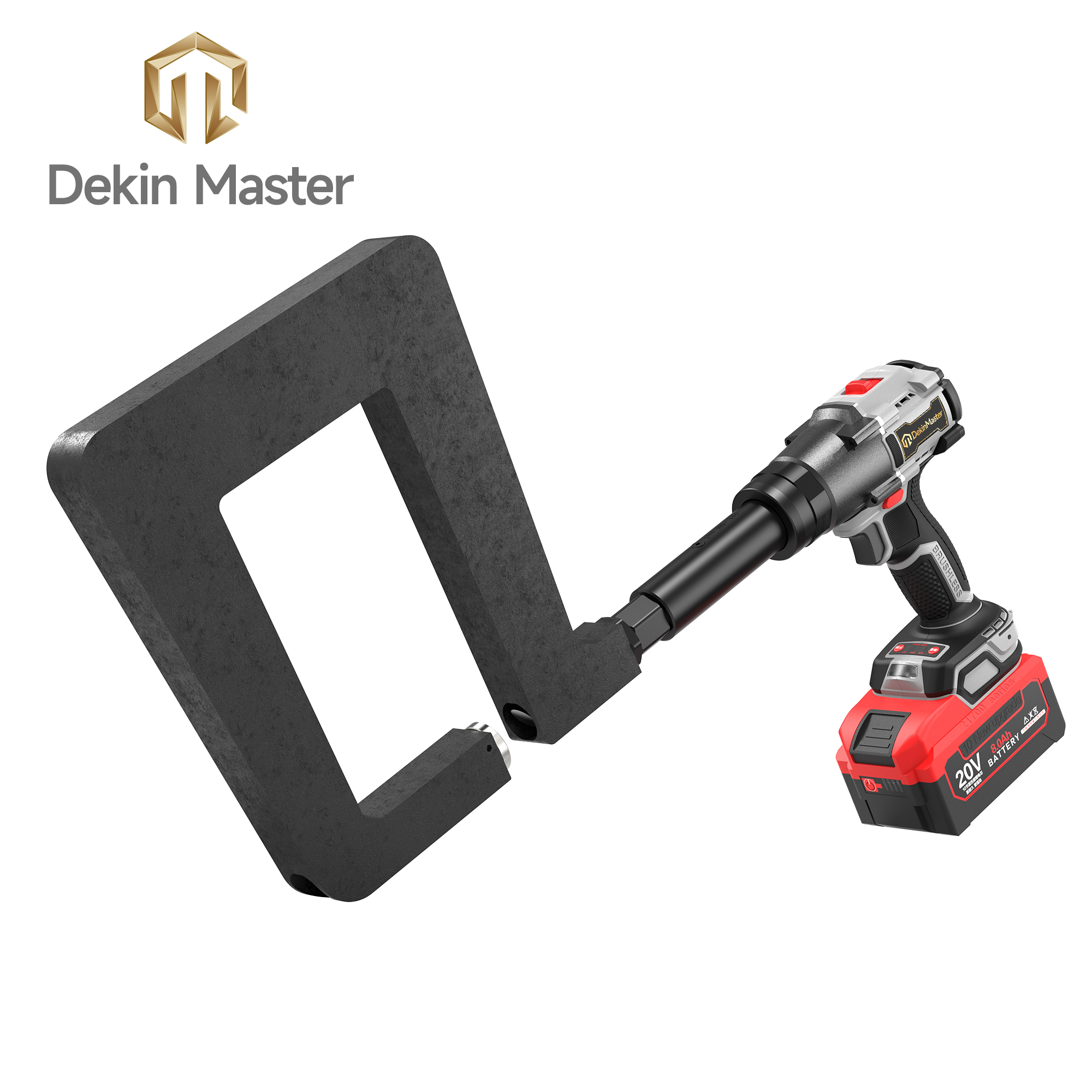 [Throat Depth 200mm] 5320 Cordless Puncher for Bottom Hole Punching of C‑Sections / Purlins,DEJIN MASTER,[Throat Depth 200mm] 5320 Cordless Puncher for Bottom Hole Punching of C‑Sections / Purlins