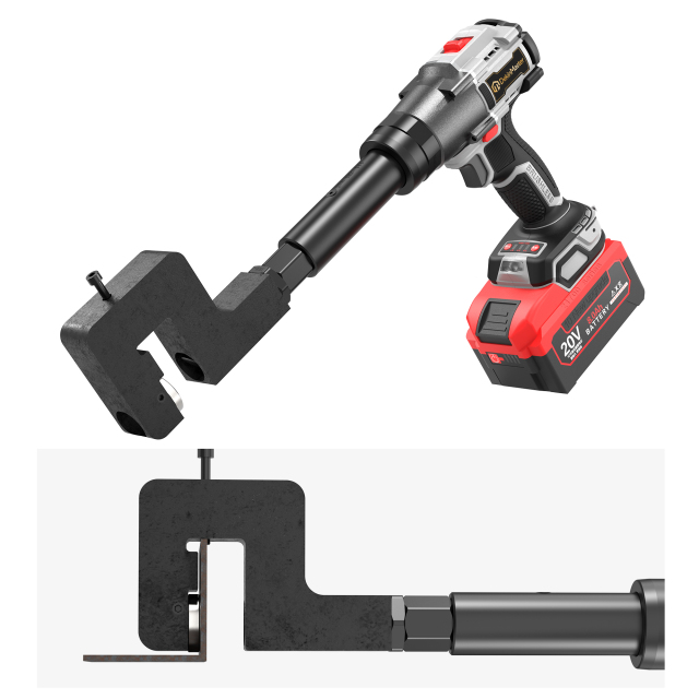 [Throat Depth 42.9mm] 5320 Cordless Puncher for Hole Punching of Angle Iron / Angle Steel,DEJIN MASTER,[Throat Depth 42.9mm] 5320 Cordless Puncher for Hole Punching of Angle Iron / Angle Steel