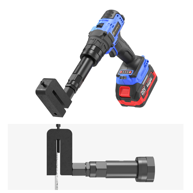 [Throat Depth 55.7mm] 5220 Cordless Puncher for Punching Various Plates Such as Iron, Copper, Steel and Aluminum,DEJIN MASTER,[Throat Depth 55.7mm] 5220 Cordless Puncher for Punching Various Plates Such as Iron, Copper, Steel and Aluminum
