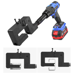 [Throat Depth 50.7mm] 5220 Cordless Puncher for Bottom Hole Punching of U‑Sections / PV Brackets,DEJIN MASTER,[Throat Depth 50.7mm] 5220 Cordless Puncher for Bottom Hole Punching of U‑Sections / PV Brackets