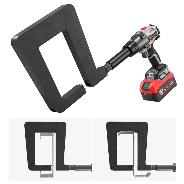 [Throat Depth 200mm] 5320 Cordless Puncher for Bottom Hole Punching of C‑Sections / Purlins,DEJIN MASTER,[Throat Depth 200mm] 5320 Cordless Puncher for Bottom Hole Punching of C‑Sections / Purlins