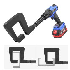 [Throat Depth 110mm] 5220 Cordless Puncher for Side & Bottom Hole Punching of C‑Sections / Purlins,DEJIN MASTER,[Throat Depth 110mm] 5220 Cordless Puncher for Side & Bottom Hole Punching of C‑Sections / Purlins