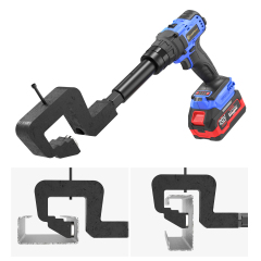 [Throat Depth 60mm] 5220 Cordless Puncher for Side & Bottom Hole Punching of C-Sections / Purlins,DEJIN MASTER,[Throat Depth 60mm] 5220 Cordless Puncher for Side & Bottom Hole Punching of C-Sections / Purlins