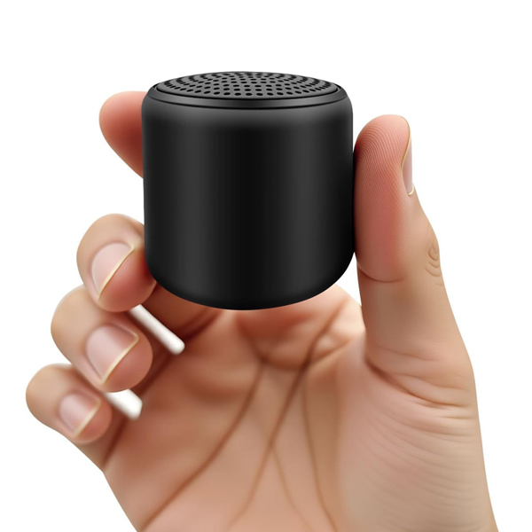 Small Speaker, Portable Bluetooth Speaker with Loud Stereo Sound and Robust Bass, Mini Speaker with Lanyard Easy to Carry, Brief Design
