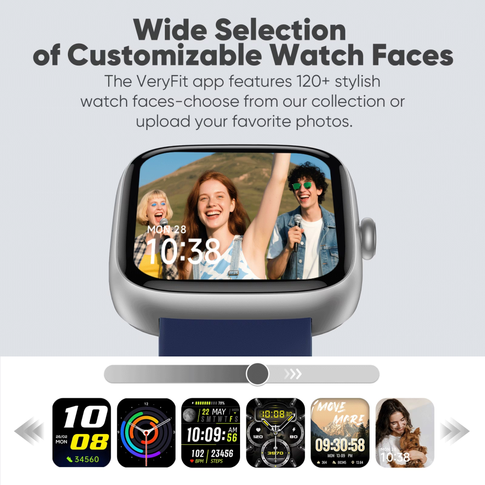 Smart Watches for Men Women (Answer/Make Calls), 1.83" Touchscreen Fitness Watch with 110+ Sport Modes, Fitness Tracker, IP68 Waterproof Smartwatch for Android Ios Blue