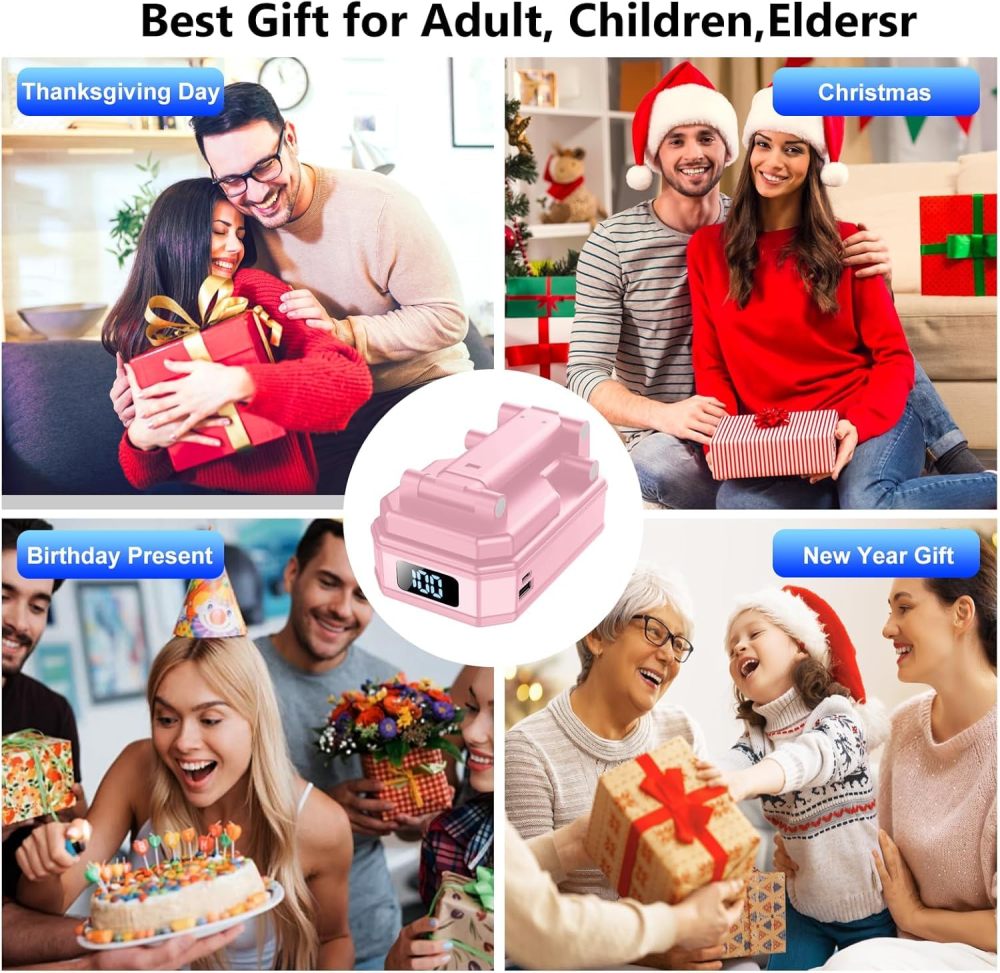 Cillso Phone Stand with Bluetooth Speaker, Gifts for Men Women, Foldable Adjustable Desktop Phone Holder with HD Stereo Sound & LED Lights, 4-in-1 Tech Gadget Compatible with iPhone, Android & iPad