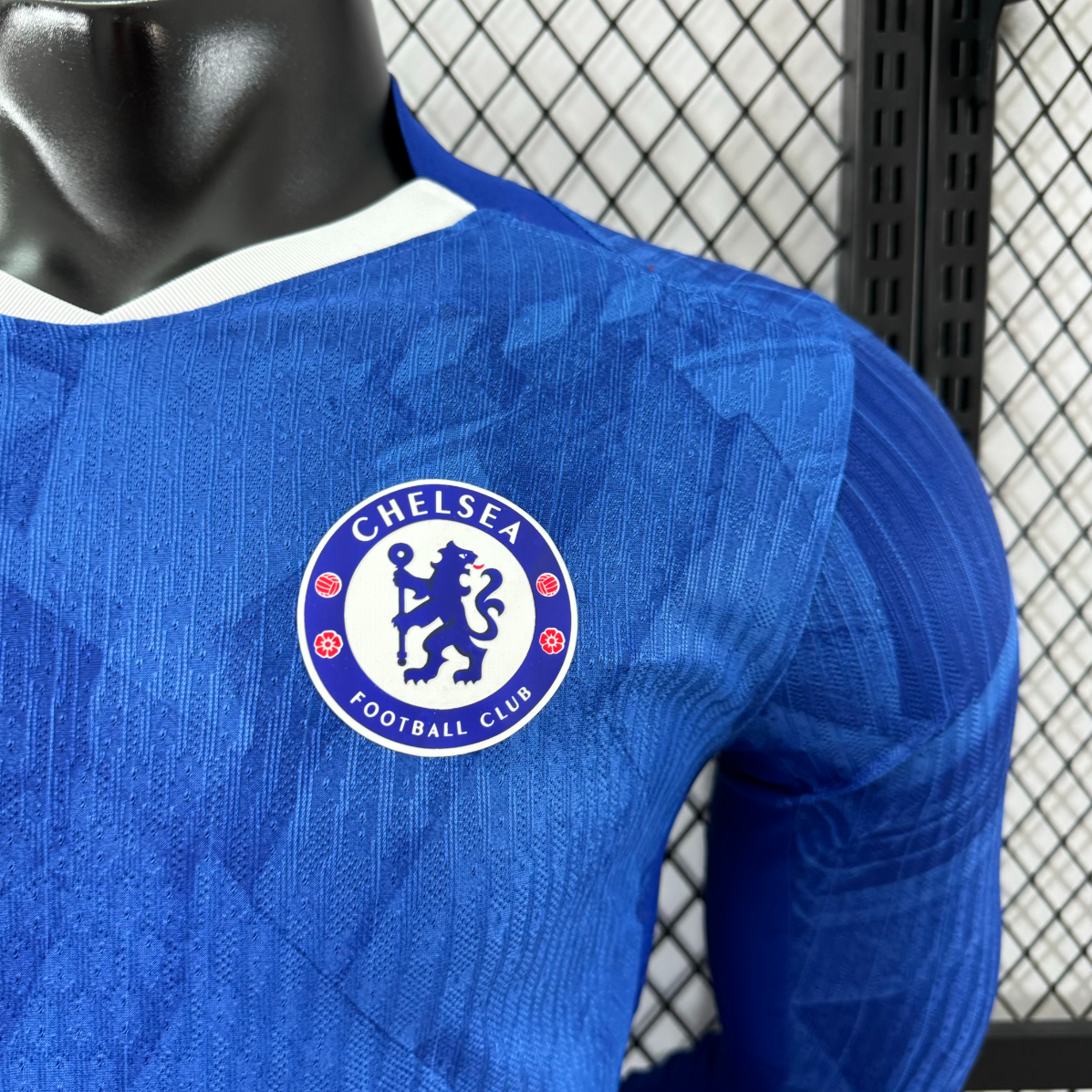 Chelsea Long Sleeve Jersey Home Football Shirt 2025-26-Player version