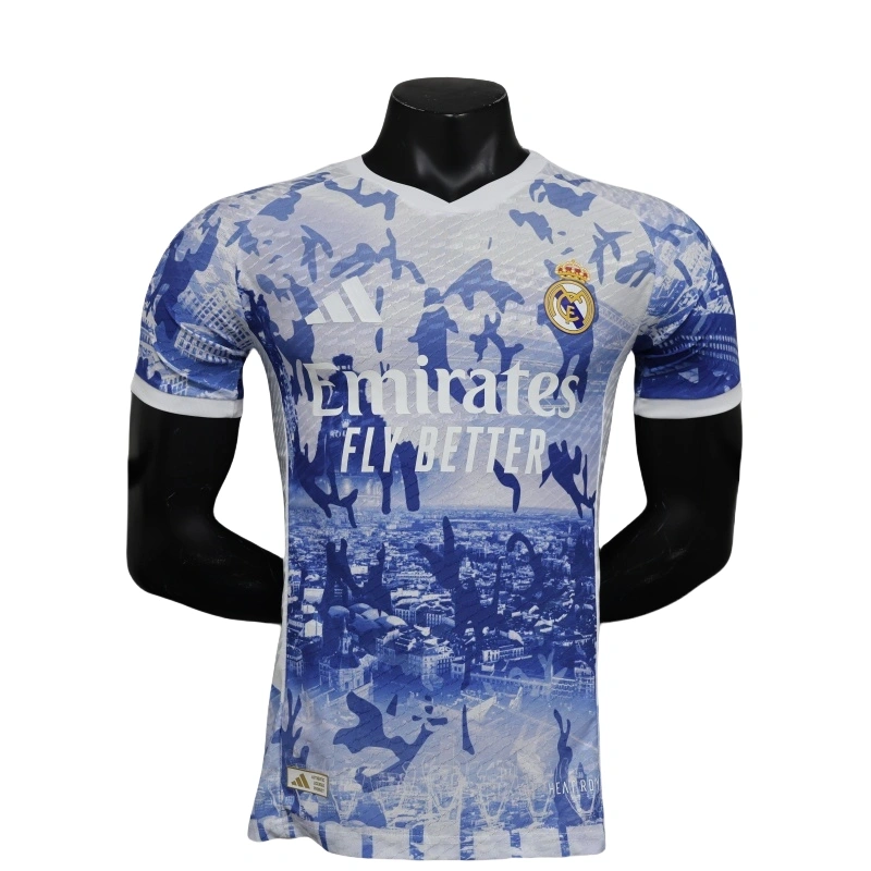 2024-25 Real Madrid Home Soccer Jersey Player Version