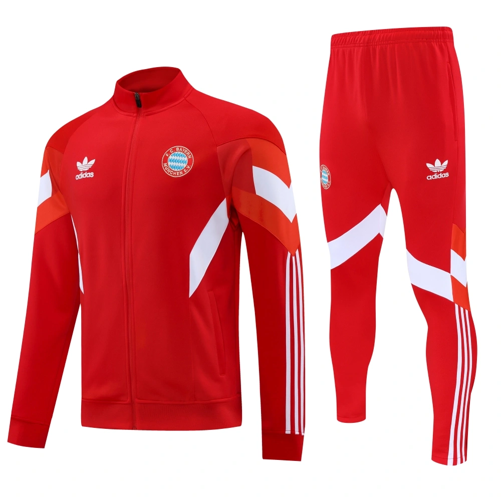 Bayern Munich Training Kit (jacket+Pants) Red 2025-26