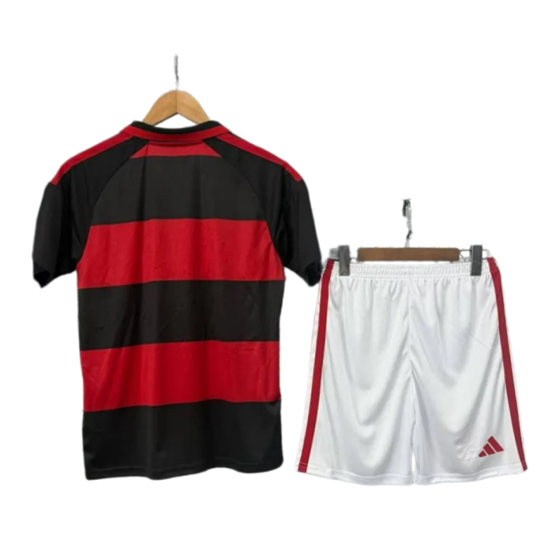 26-27 Flamengo Home Kids Soccer Jersey Kit Fan Version