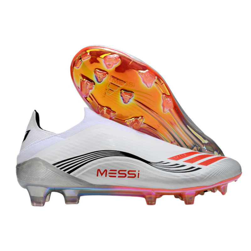 MESSI# F50 detachable tongue SG lace up Football Shoes