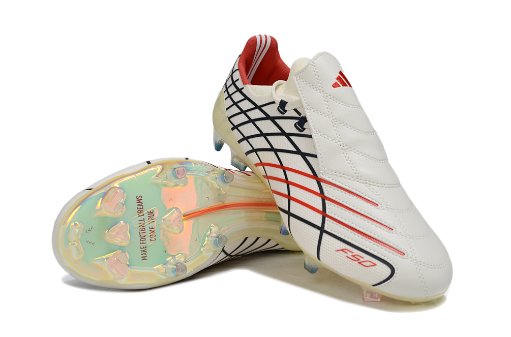 F50 detachable tongue SG lace up Football Shoes