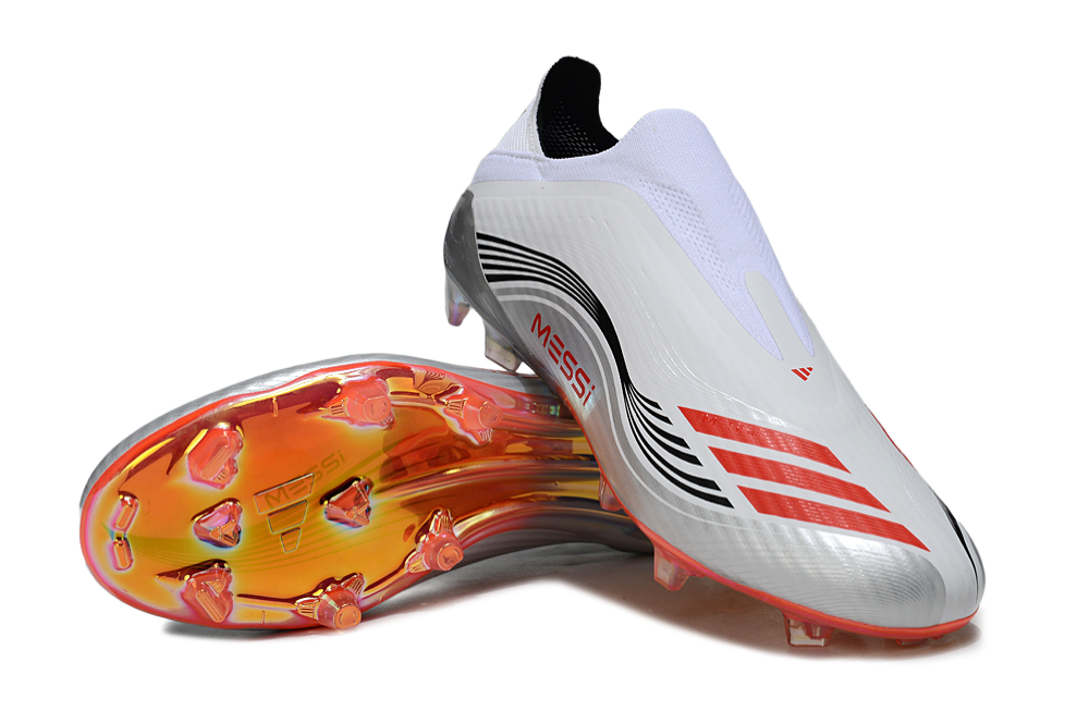 MESSI# F50 detachable tongue SG lace up Football Shoes