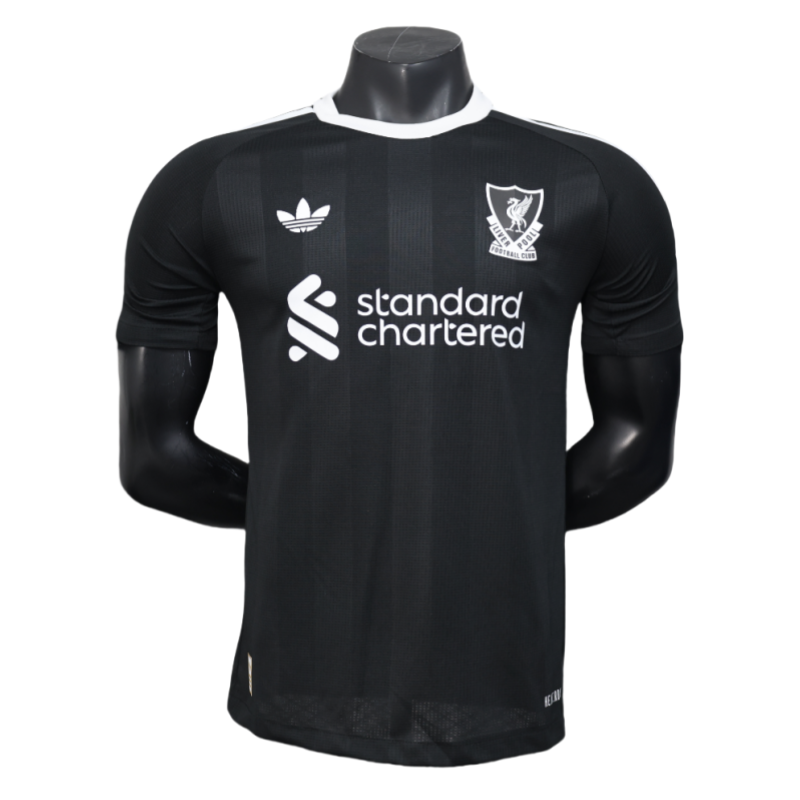 Liverpool Black Goalkeeper Football Shirt 2025-26 Player Edition