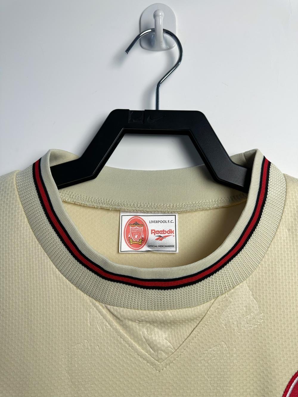 Retro Liverpool Away Football Jersey Long Sleeve 1996/1997
