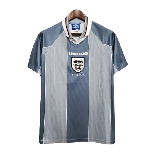 1996 England Retro Soccer Jersey Away Replica Euro Cup
