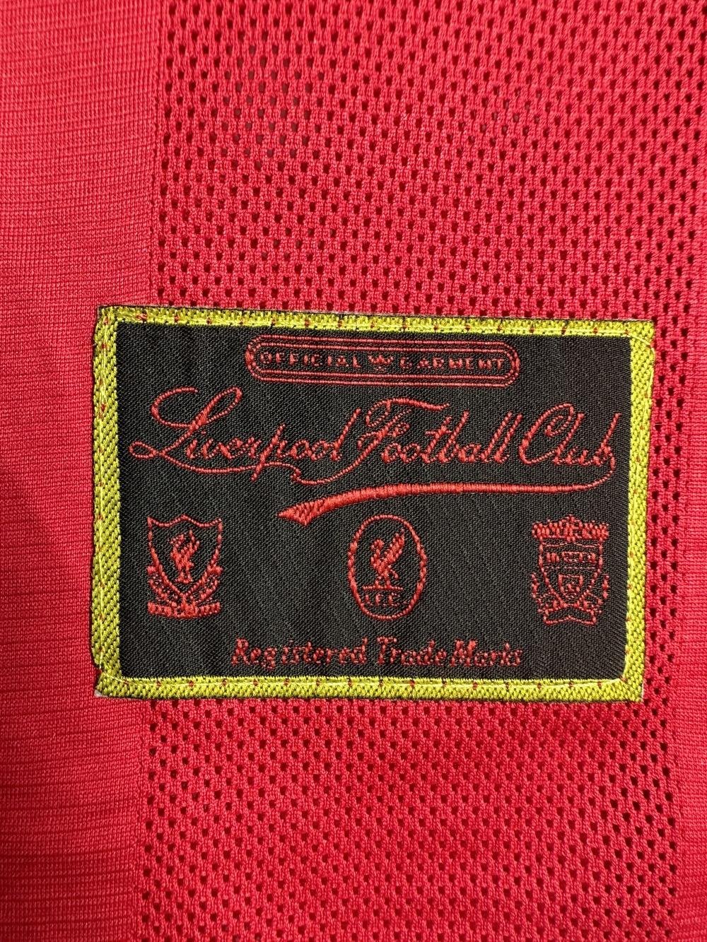 Retro Liverpool Home Football Jersey Long Sleeve 1995/1996