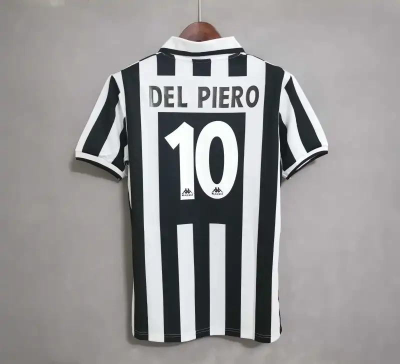 1996-97  Juventus Del Piero #10 Zidane #21 Retro Jersey Home Replica
