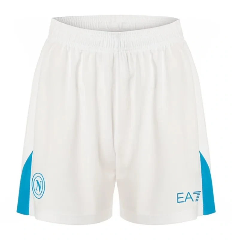 2024-25 Napoli Home White Shorts