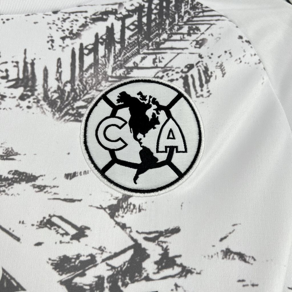 American Away short sleeved football jersey fan version 25-26