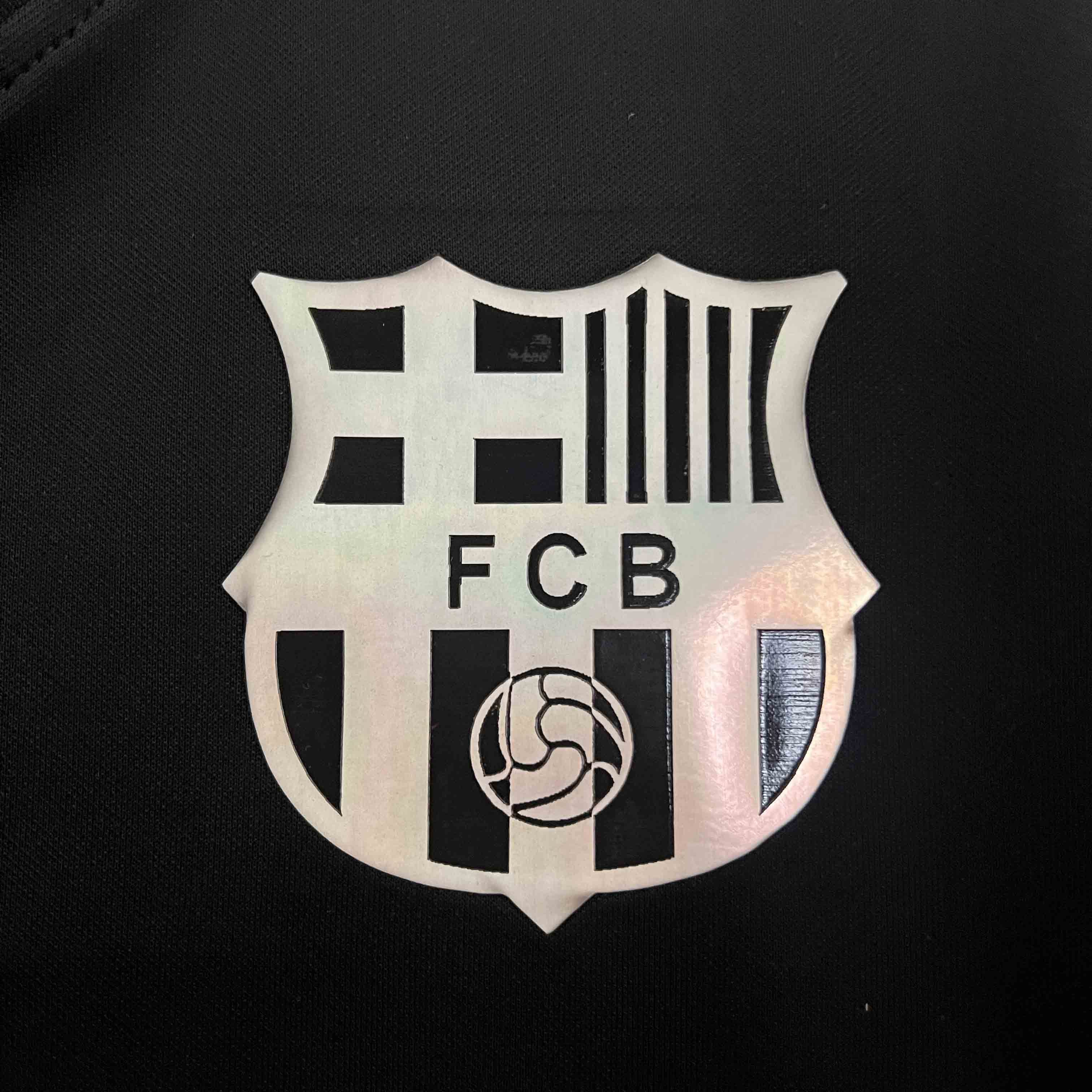 24-25 Barcelona Black Reflective Special Edition Soccer Shirt