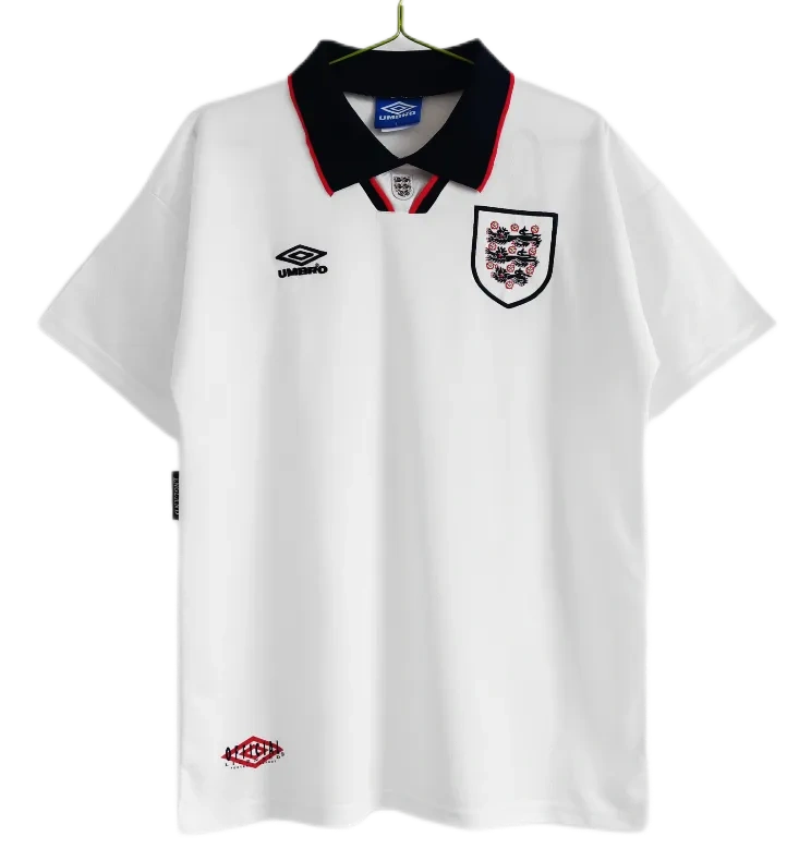 1994/95  England Retro Soccer Jersey Home Replica