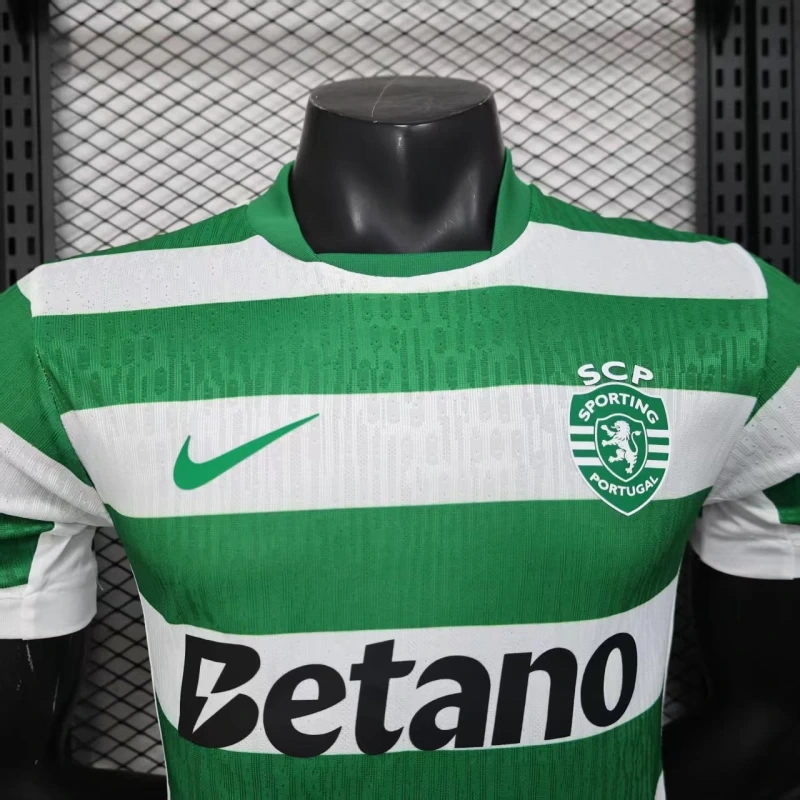 Sporting CP Home Soccer Jersey 2025-26 Player Version