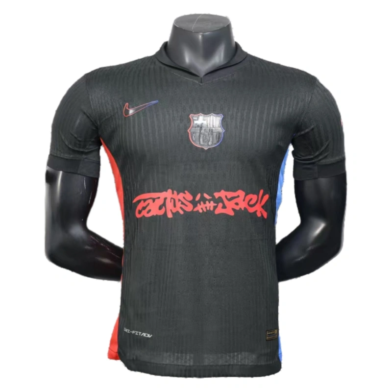 Barcelona Away x Travis Scott Shirt 2024/25 Player version Soccer Jersey