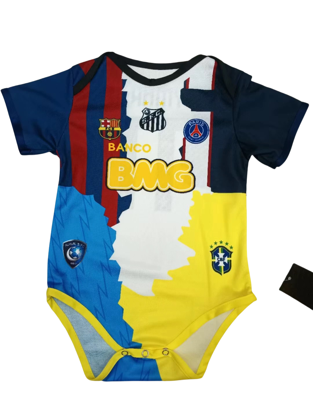 League club baby sports jumpsuit football jersey crawling Kids suit Football Gift