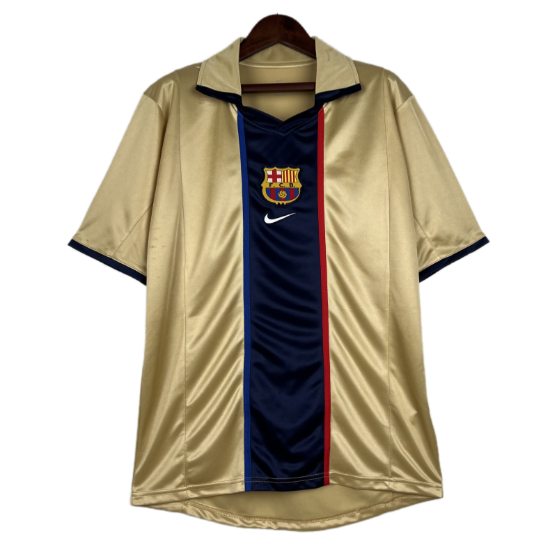 01-02 Barcelona Retro Away Soccer Shirt