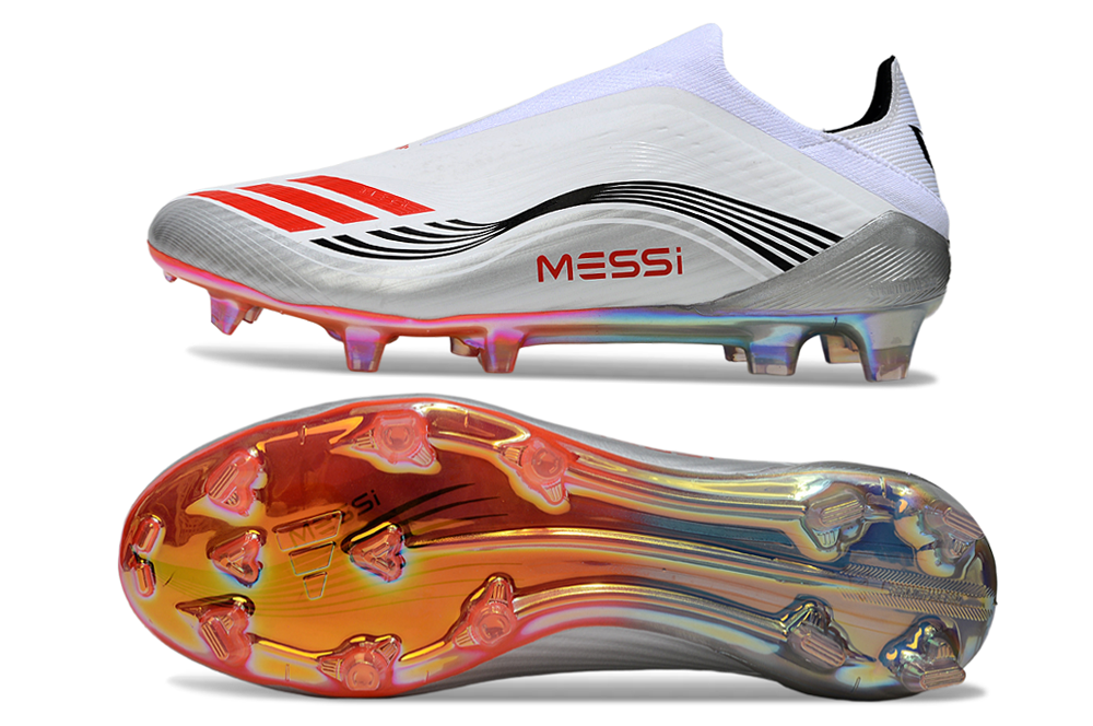 MESSI# F50 detachable tongue SG lace up Football Shoes