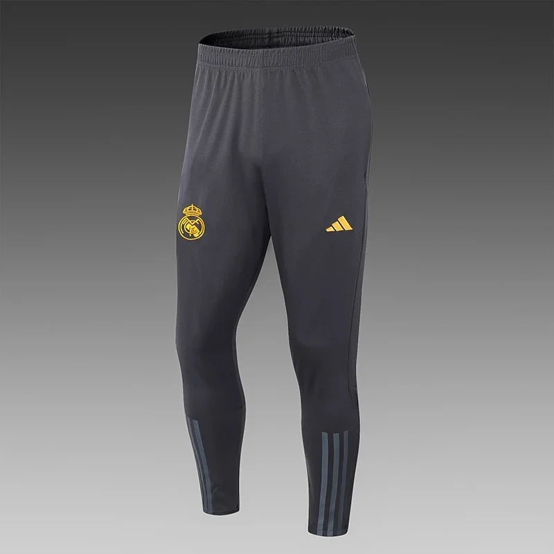23-24 Real Madrid Half-Pull Training Suit Grey Football Shirt