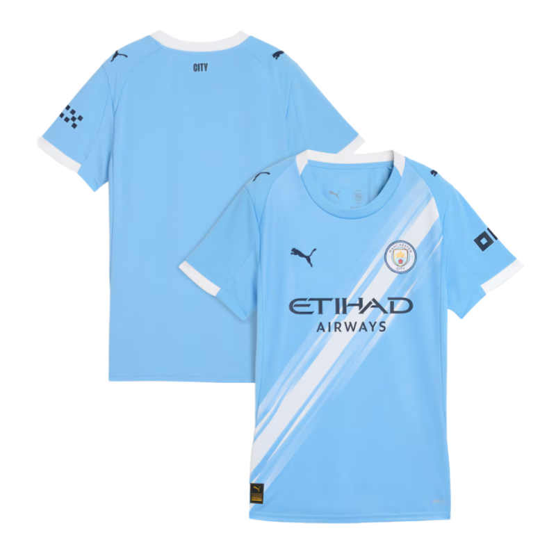 Manchester city Home Soccer jersey 2025-26 Fan version -Womens