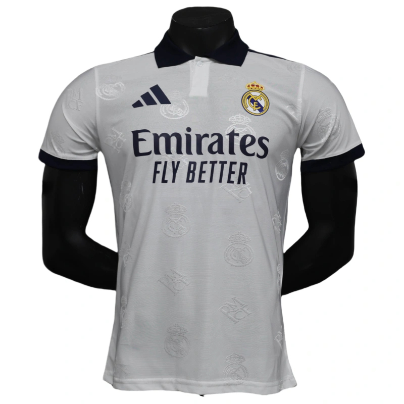 2025-26 Real Madrid Men's Polo Shirt White