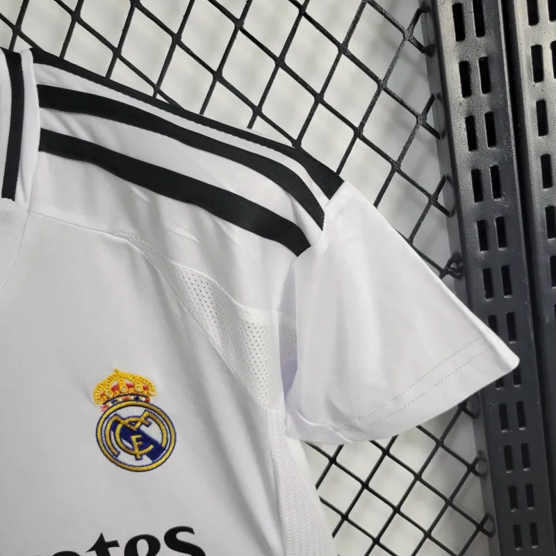24-25 Real Madrid Home Kids Kit Jersey+Shorts