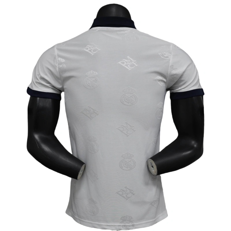 2025-26 Real Madrid Men's Polo Shirt White