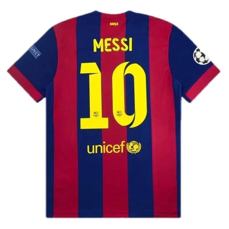 14-15 Barcelona Messi #10 Neymar Jr #11 Retro Jersey Home