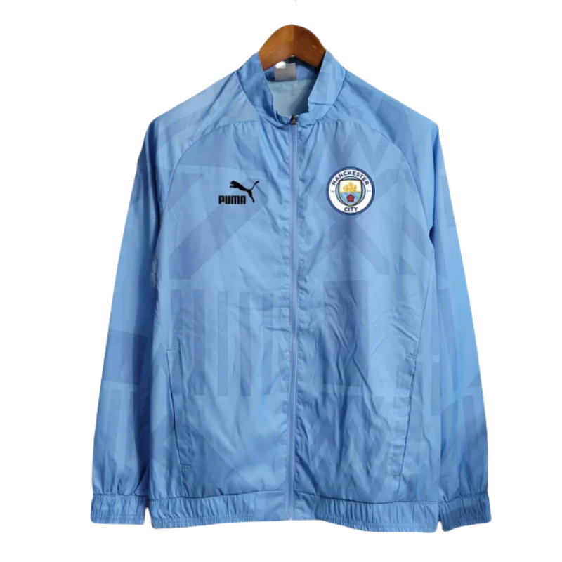 Manchester City Windbreaker Blue Jersey 2023/2024