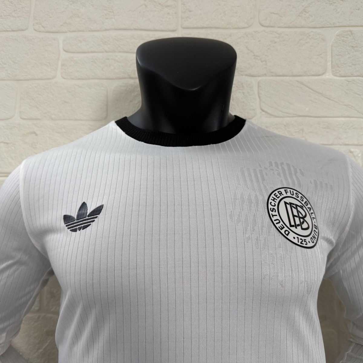 Germany 125th Anniversary Special Edition Long Sleeves Football Jersey White 2025/2026 Player Edition