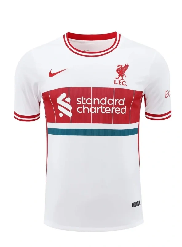 24-25  Liverpool Training Wear White Suit Shirt