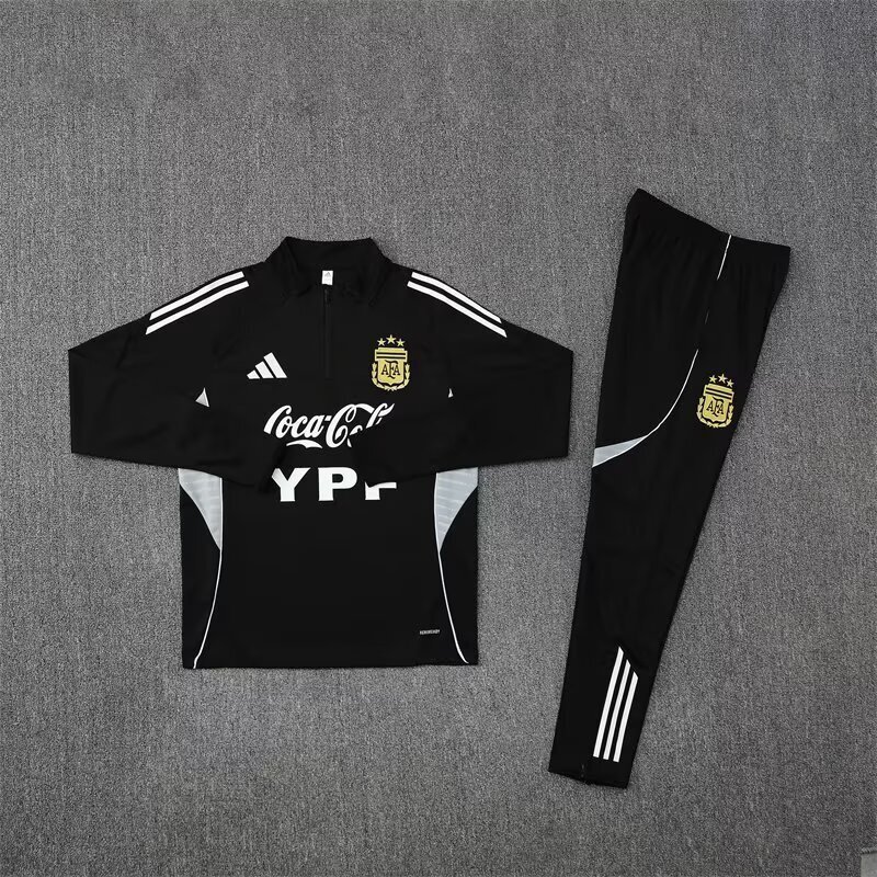25-26 Argentina Blue Training Kits Long Football Track suits