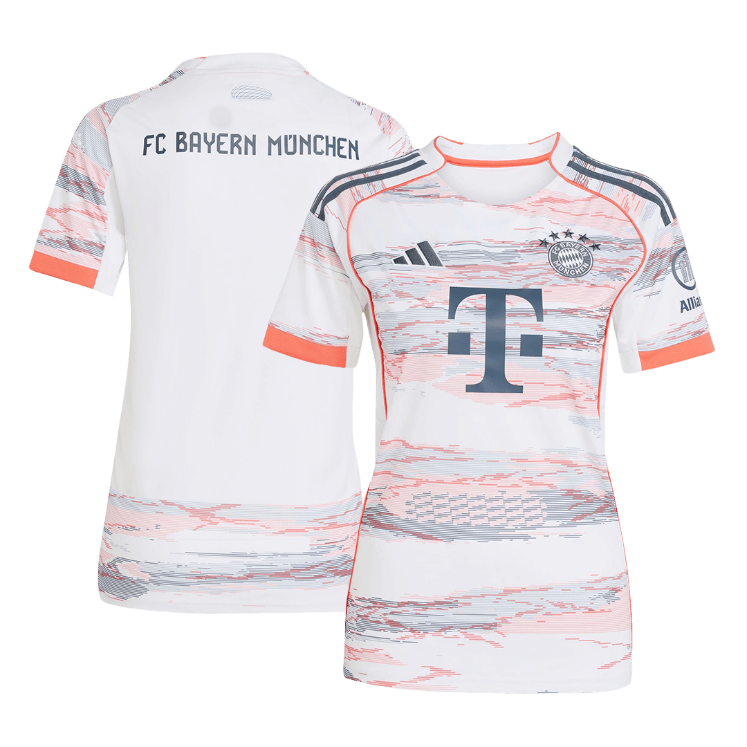 Bayern Munich Soccer Jersey Away Women's Custom Shirt 2025-26