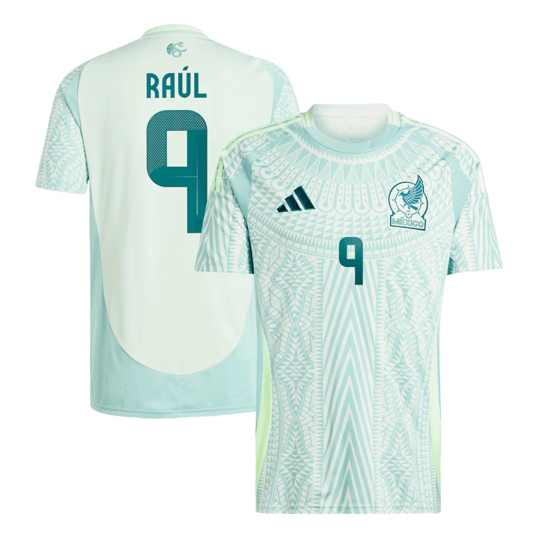 RAÚL #9 Mexico Adidas Soccer Jersey Away Custom Shirt 2024