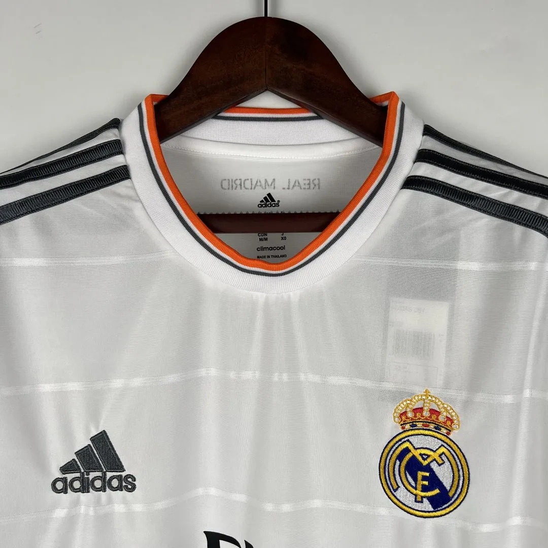 2013/14 Real Madrid Retro Jersey Home Long Sleeve