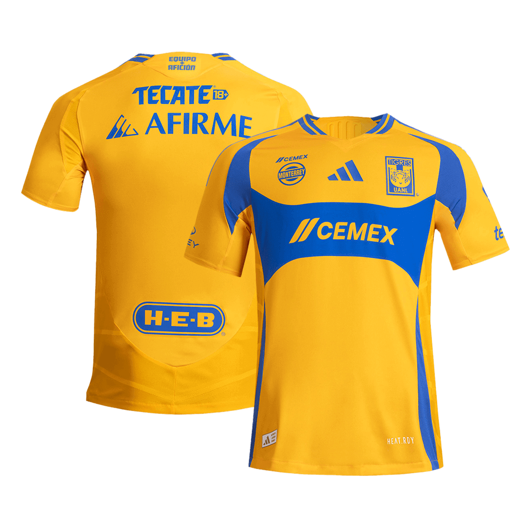 Authentic Soccer Jersey Tigres UANL Home Shirt 2024-25